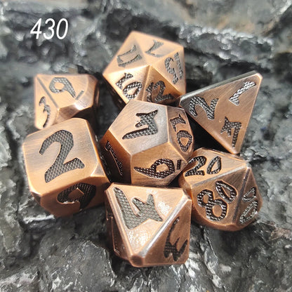 Metal Bold Number Dice - What The Funk