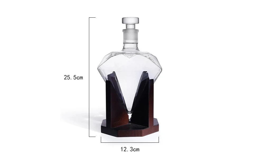 Diamond Whiskey Decanter (28.7oz/850ml) - What The Funk