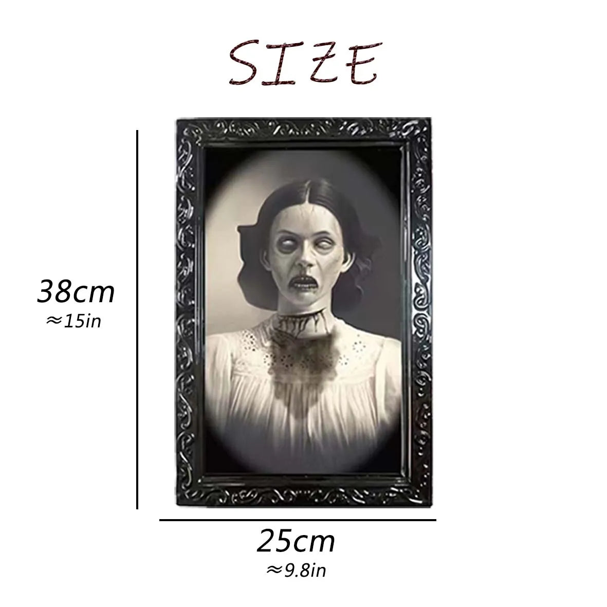 3D Scary Moving Picture with Frame