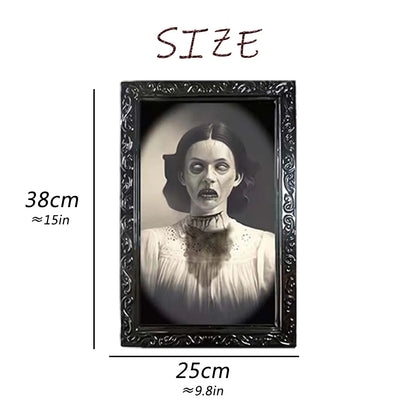 3D Scary Moving Picture with Frame