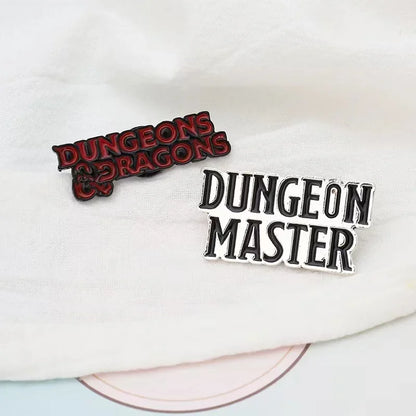 D&D and Dungeon Master Enamel Pins - What The Funk