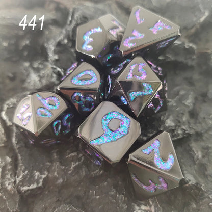 Metal Bold Number Dice - What The Funk