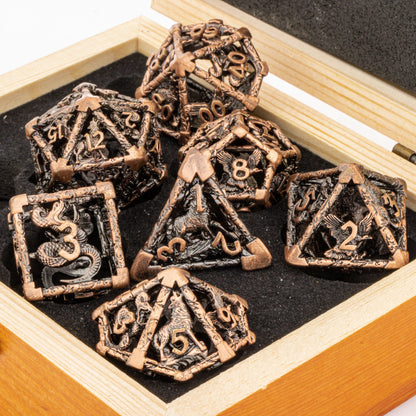 Metal Wolf & Snake Dice Set - What The Funk