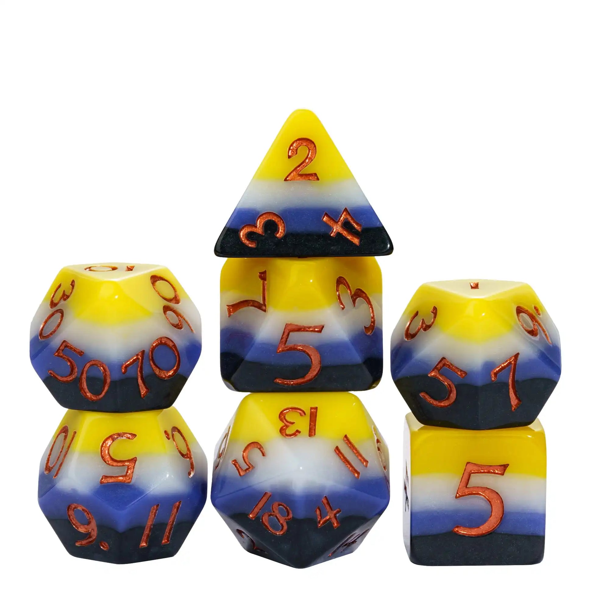 Variety LGBTQ+ Pride Flag Dice Sets - What The Funk