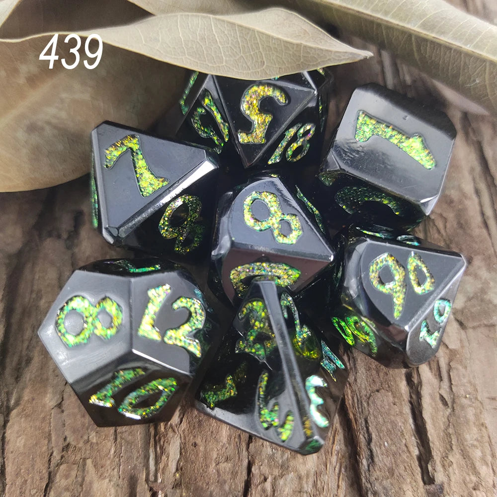 Metal Bold Number Dice - What The Funk