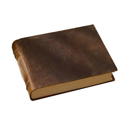 Handmade Embossed Leather Blank Books - What The Funk