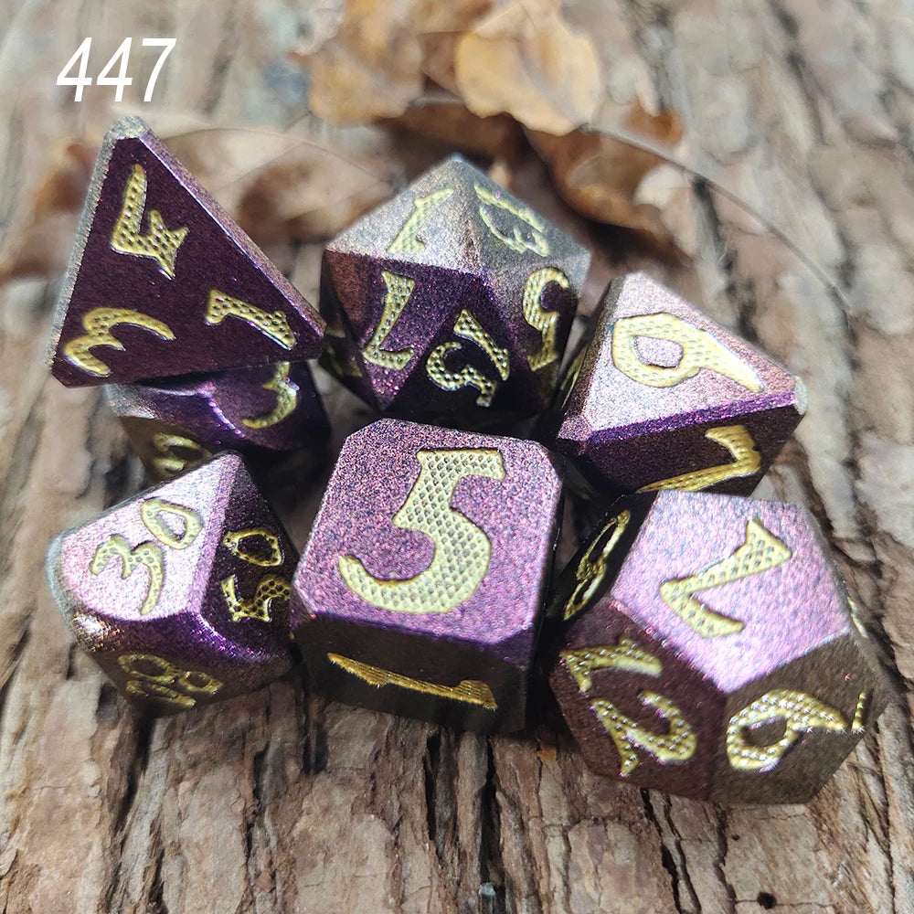 Metal Bold Number Dice - What The Funk