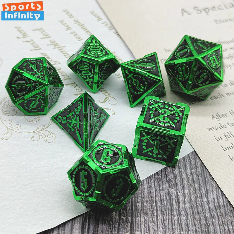 Metal Sword Emblem Dice - What The Funk