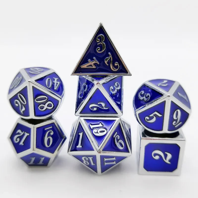 Metal Trimmed Dice Set - What The Funk