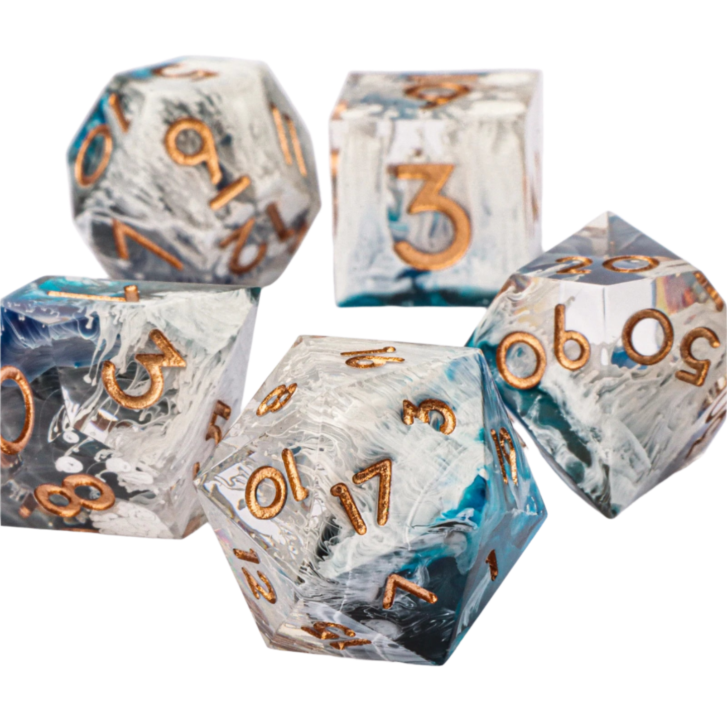 Sharp Edge "The Great Wave" Dice Set