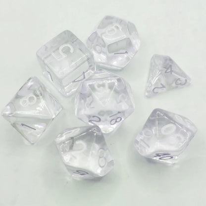 Clear Dice Set - What The Funk