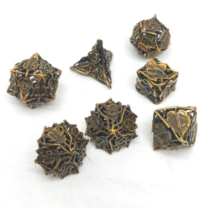 Metal Caltrops Dice Set - What The Funk