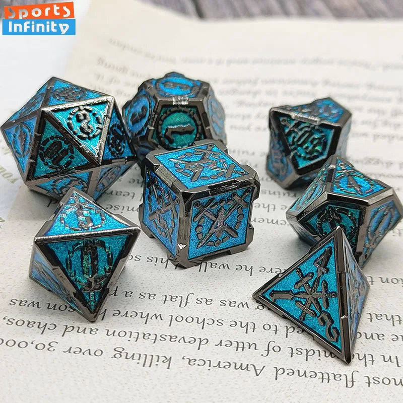 Metal Sword Emblem Dice - What The Funk