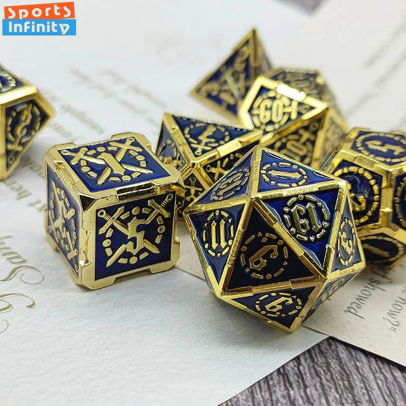 Metal Sword Emblem Dice - What The Funk