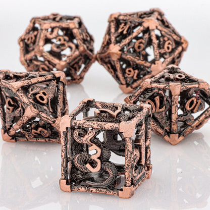 Metal Wolf & Snake Dice Set - What The Funk