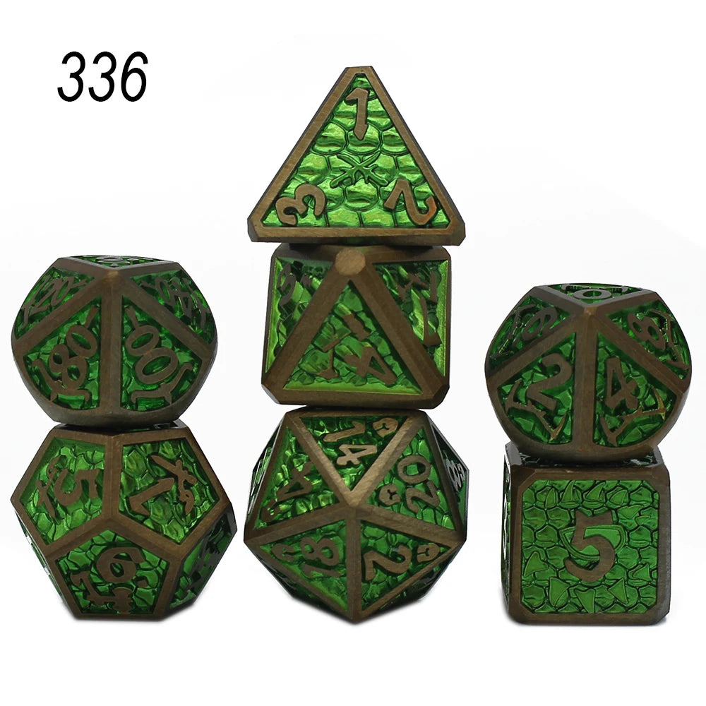 Metal Action Dice Set - What The Funk