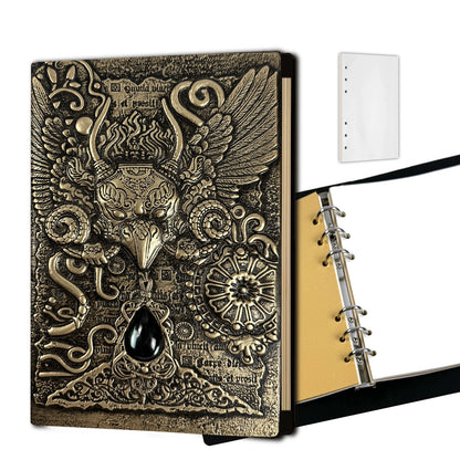 Embossed Leather Notebook - What The Funk