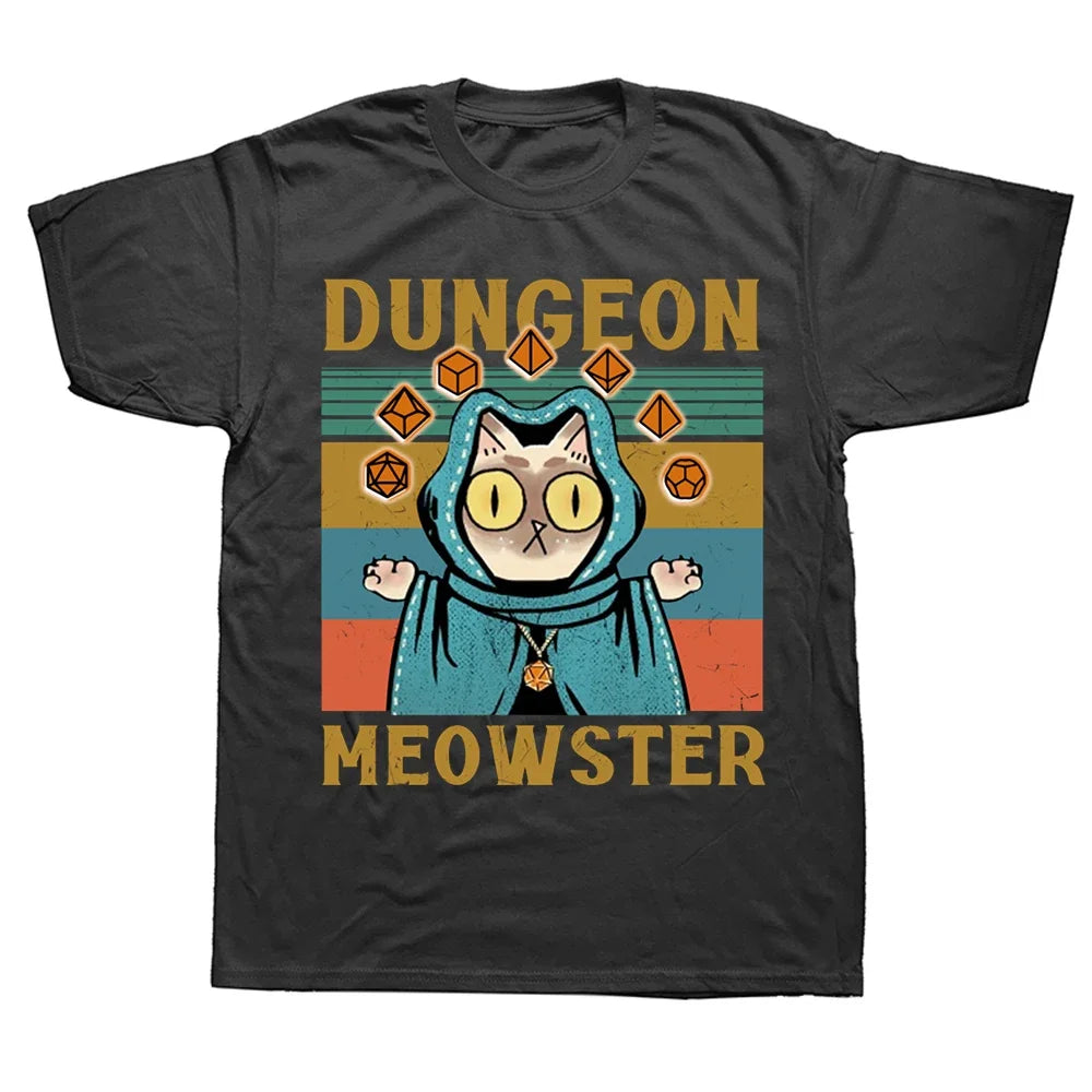 D&D Novelty T-shirts - Dungeon MEOWSTER - What The Funk