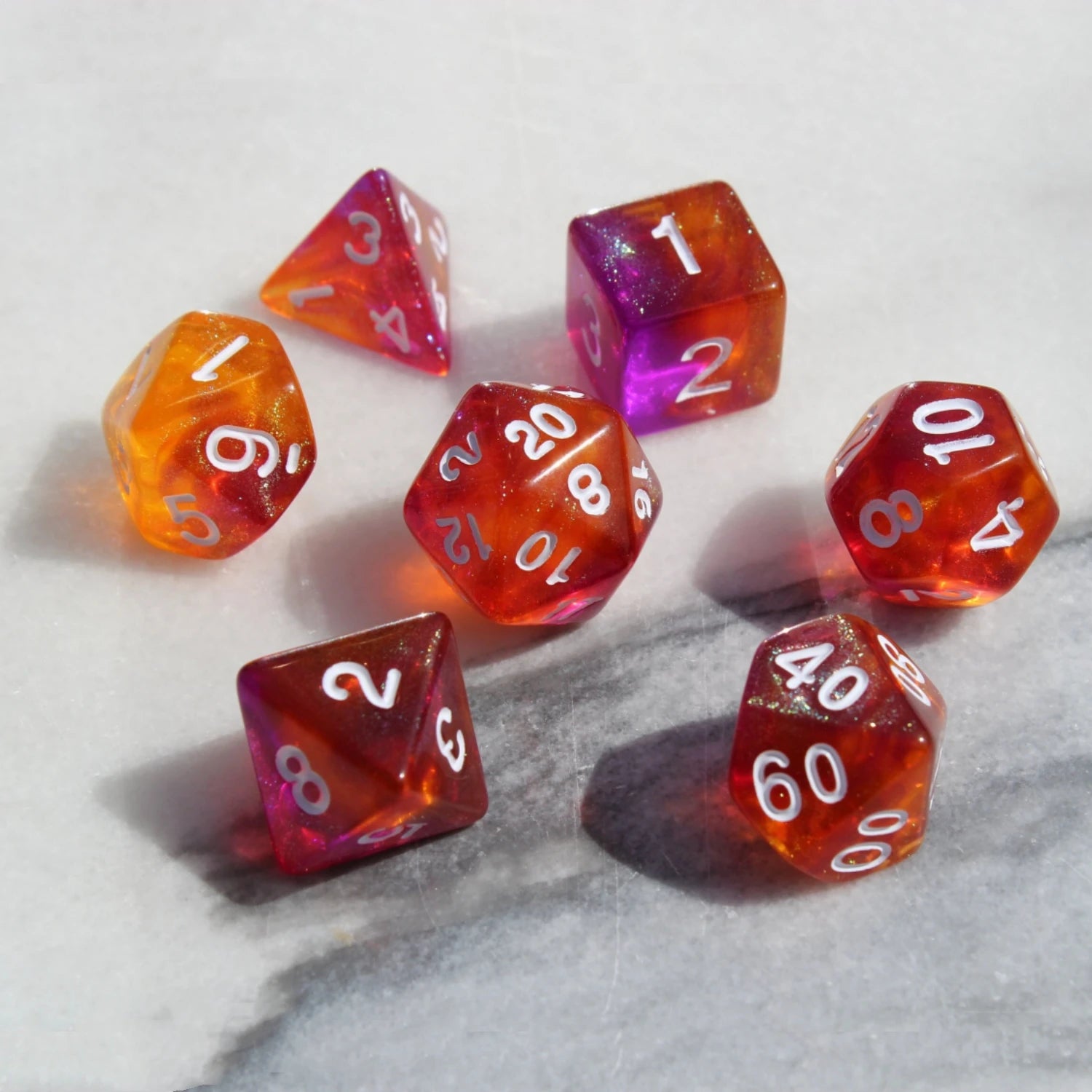 Phoenix Rebirth Dice Set - What The Funk