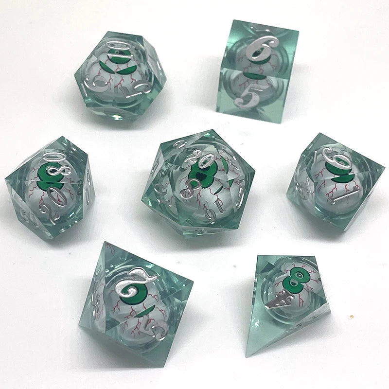 Sharp Edge Eyeball Dice Set - What The Funk