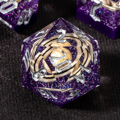 Sharp Edge Planetary Rings Dice Set