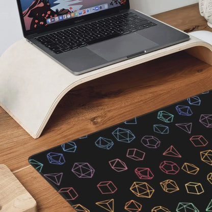 Dice Rainbow Mouse Pads