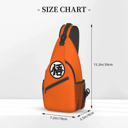 Dragon Ball Logo Crossbody Sling Backpack - What The Funk