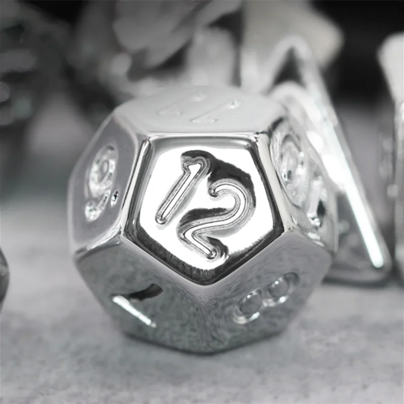 Silver Dice Set - What The Funk