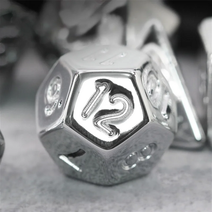 Silver Dice Set - What The Funk