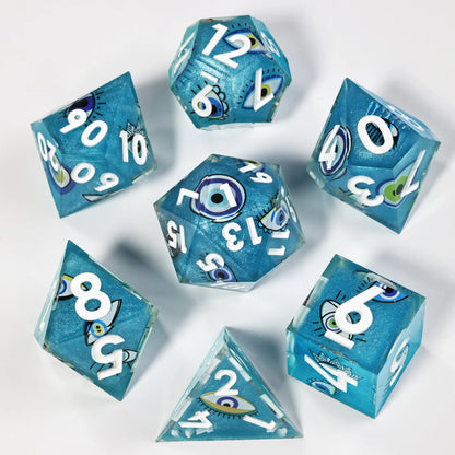 Sharp Resin Beautiful Transparent Layer Dice - What The Funk