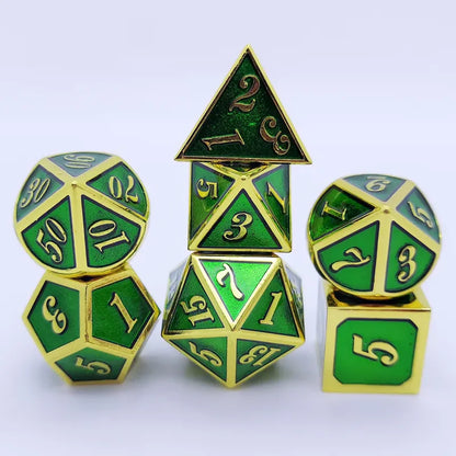 Metal Trimmed Dice Set - What The Funk