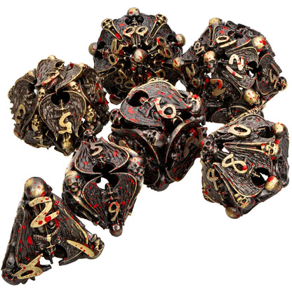 Metal Angels, Witches, & Dragons Dice Hollow Dice Set - What The Funk