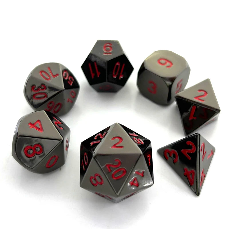 Metal Glossy Dice Sets - What The Funk