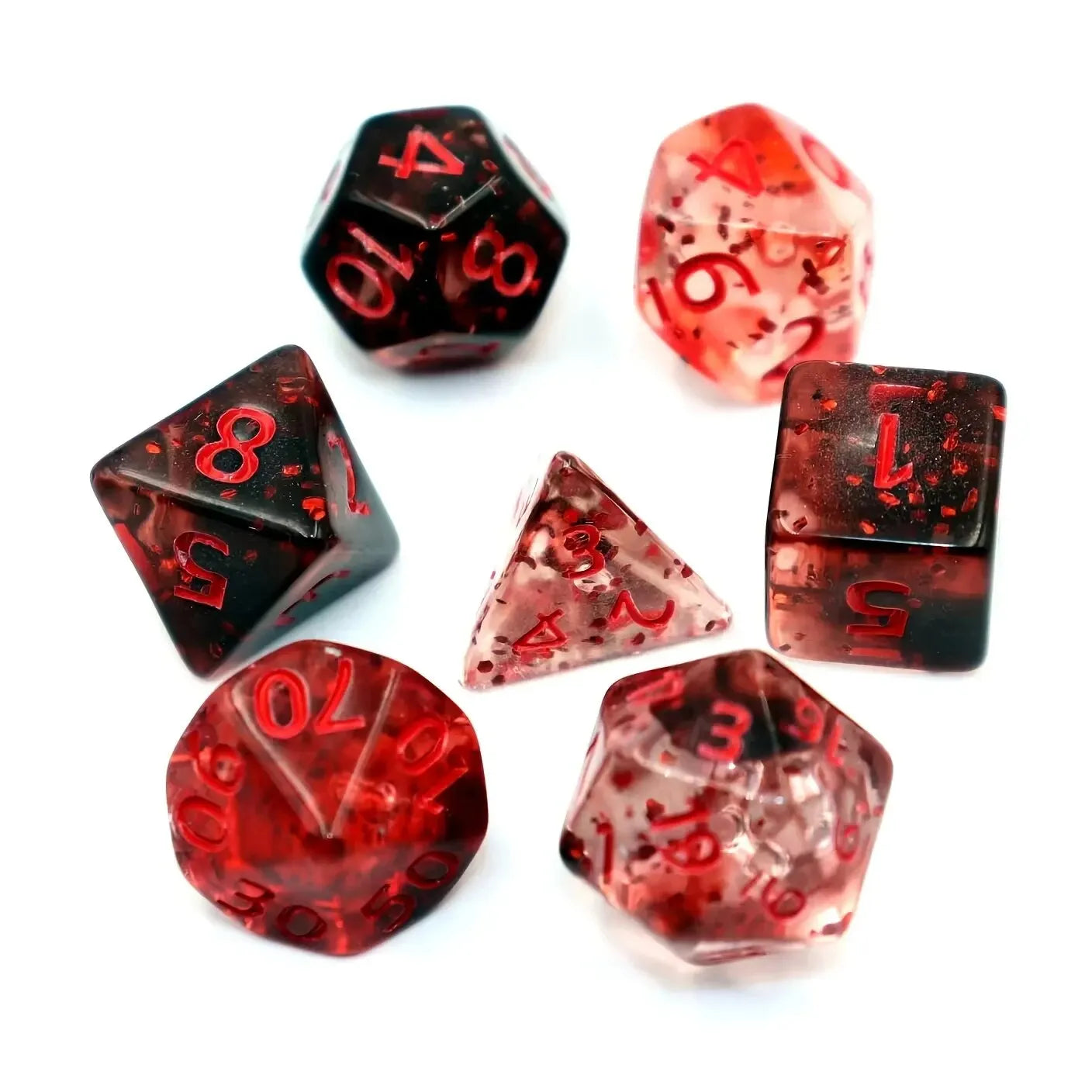 Bloody Crystal Style Dice Set - What The Funk