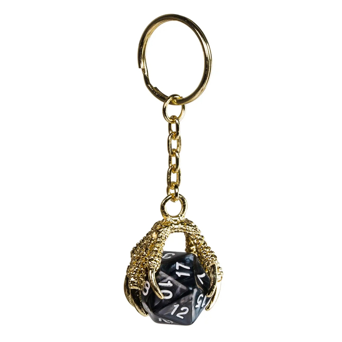 D20 Keychain and Key Ring - What The Funk