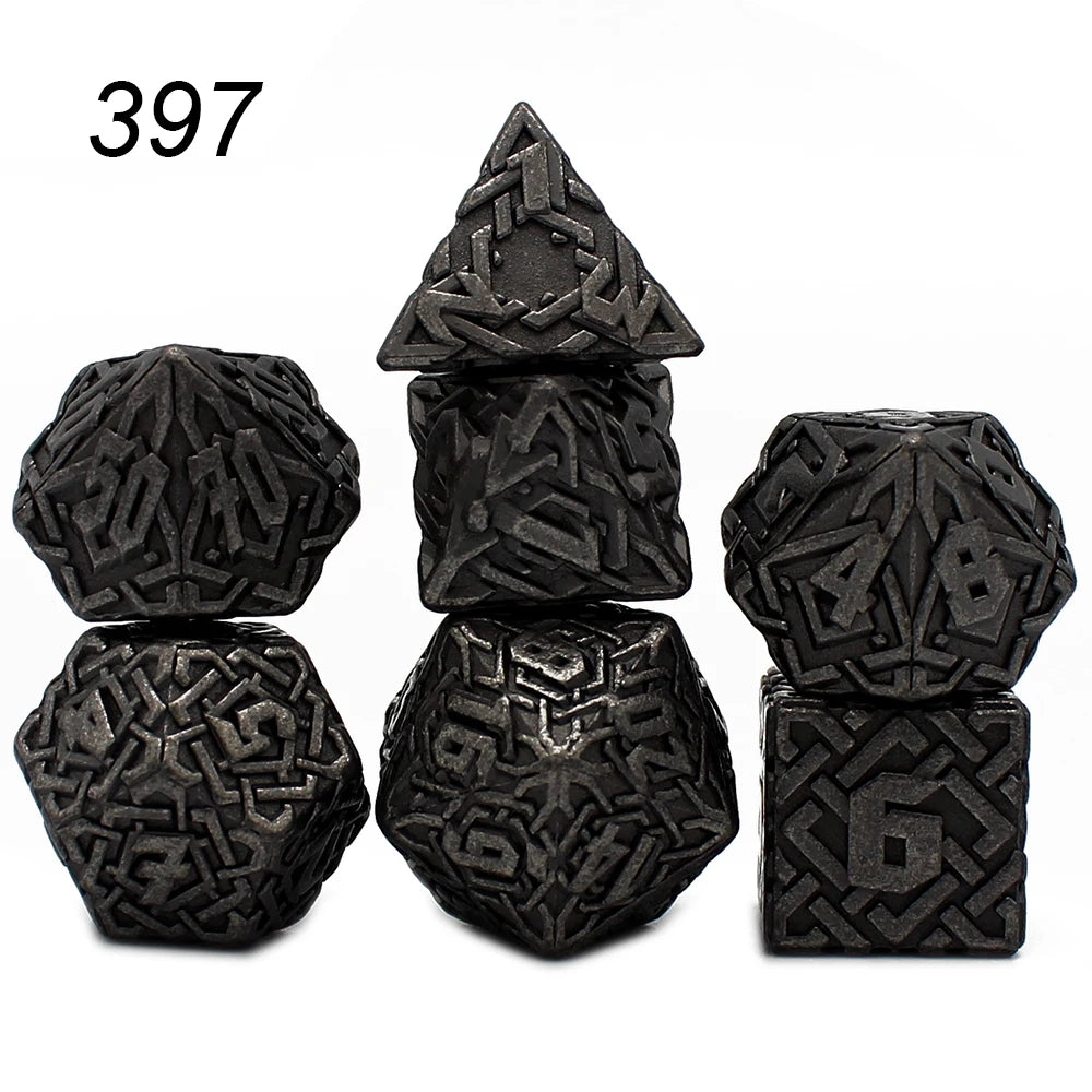 Metal Labyrinth Dice Set - What The Funk