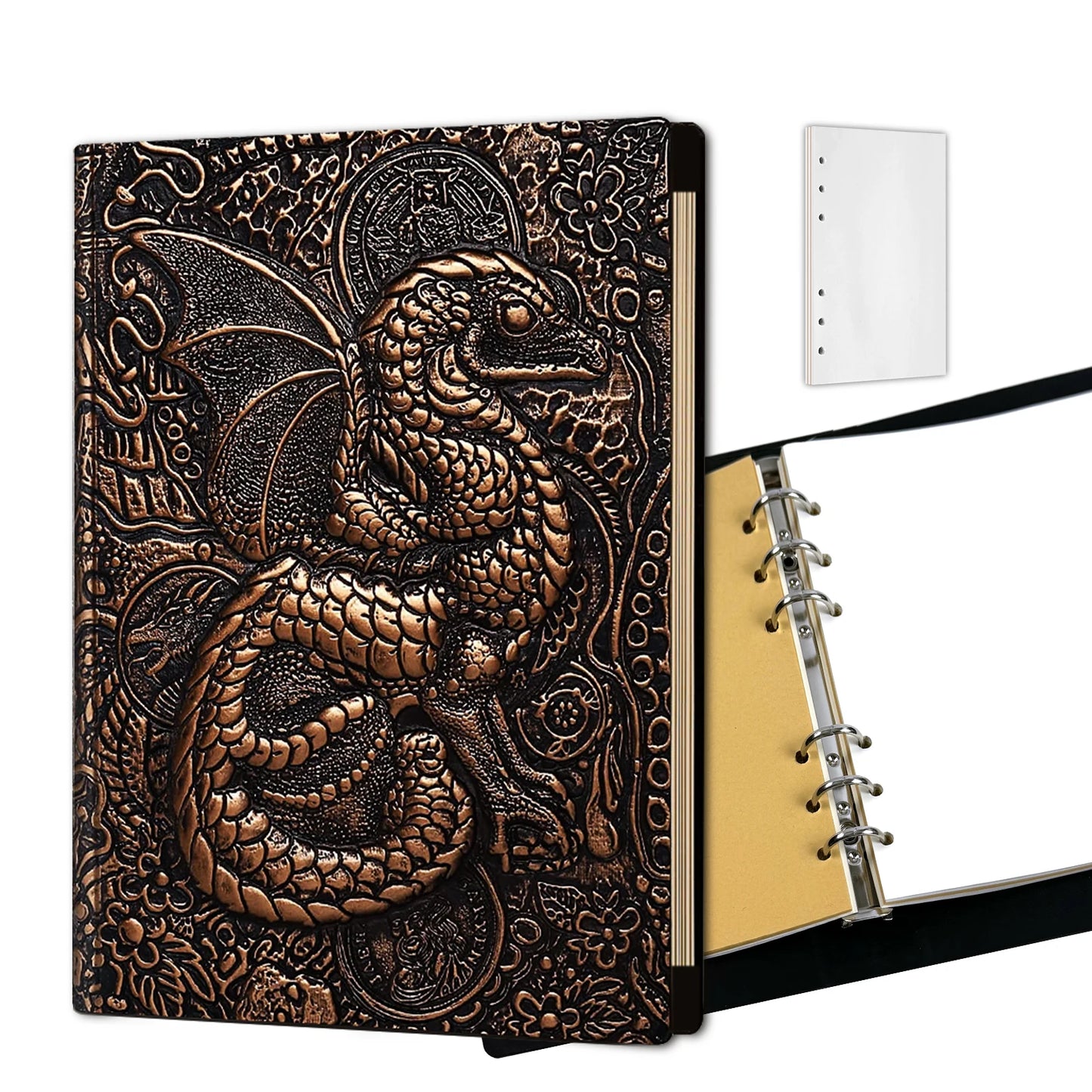 Embossed Leather Notebook - What The Funk