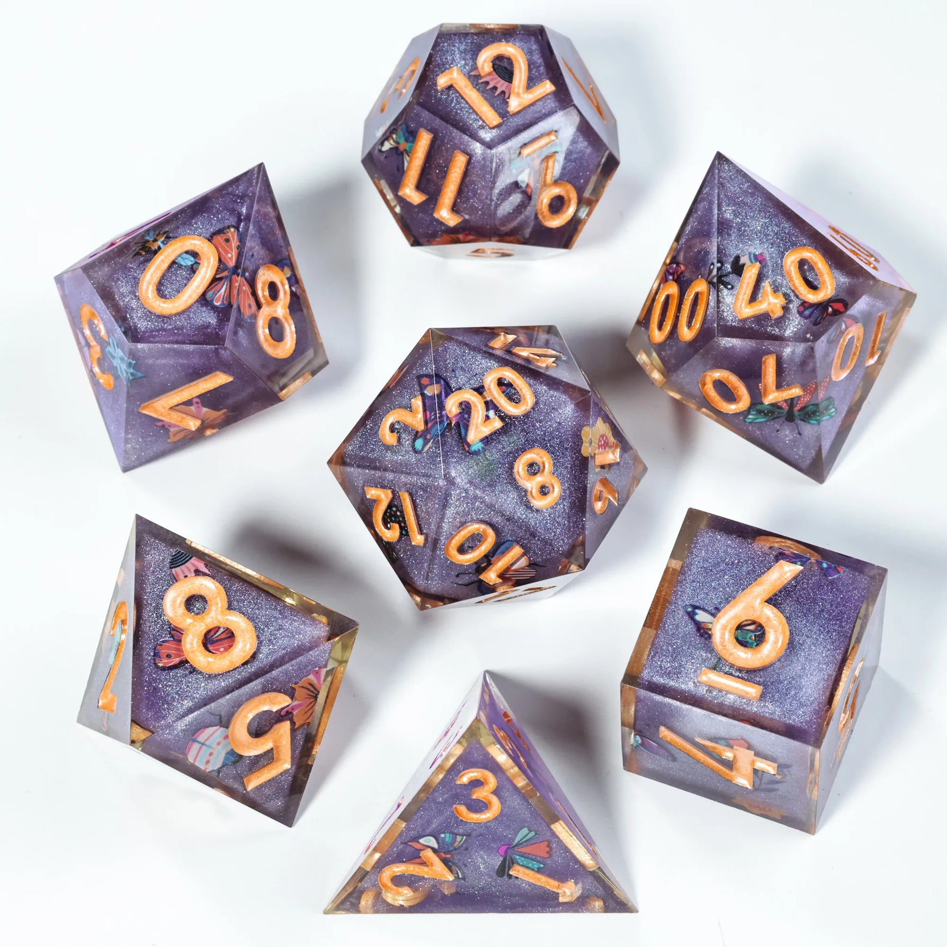 Sharp Resin Beautiful Transparent Layer Dice - What The Funk