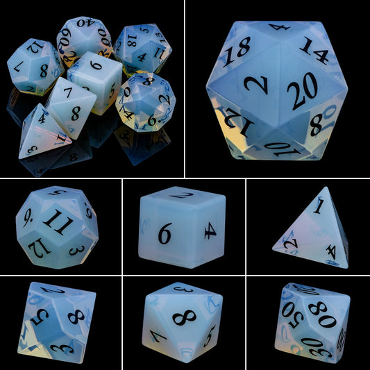 Crystal, Stone, & Gem Dice Set - What The Funk