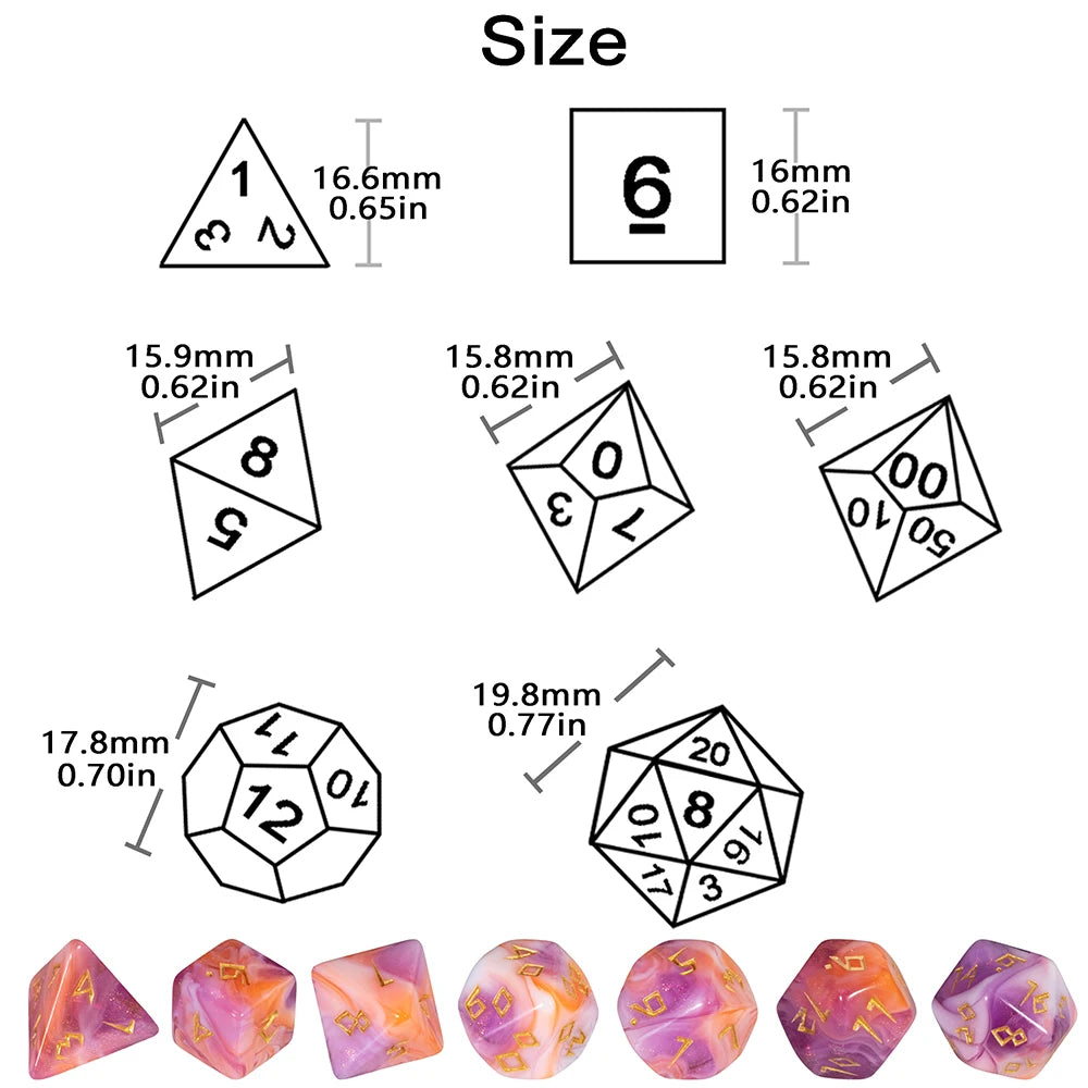 Norse Dice Set - What The Funk