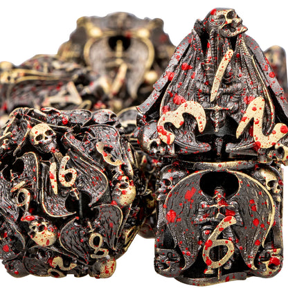 Metal Angels, Witches, & Dragons Dice Hollow Dice Set - What The Funk