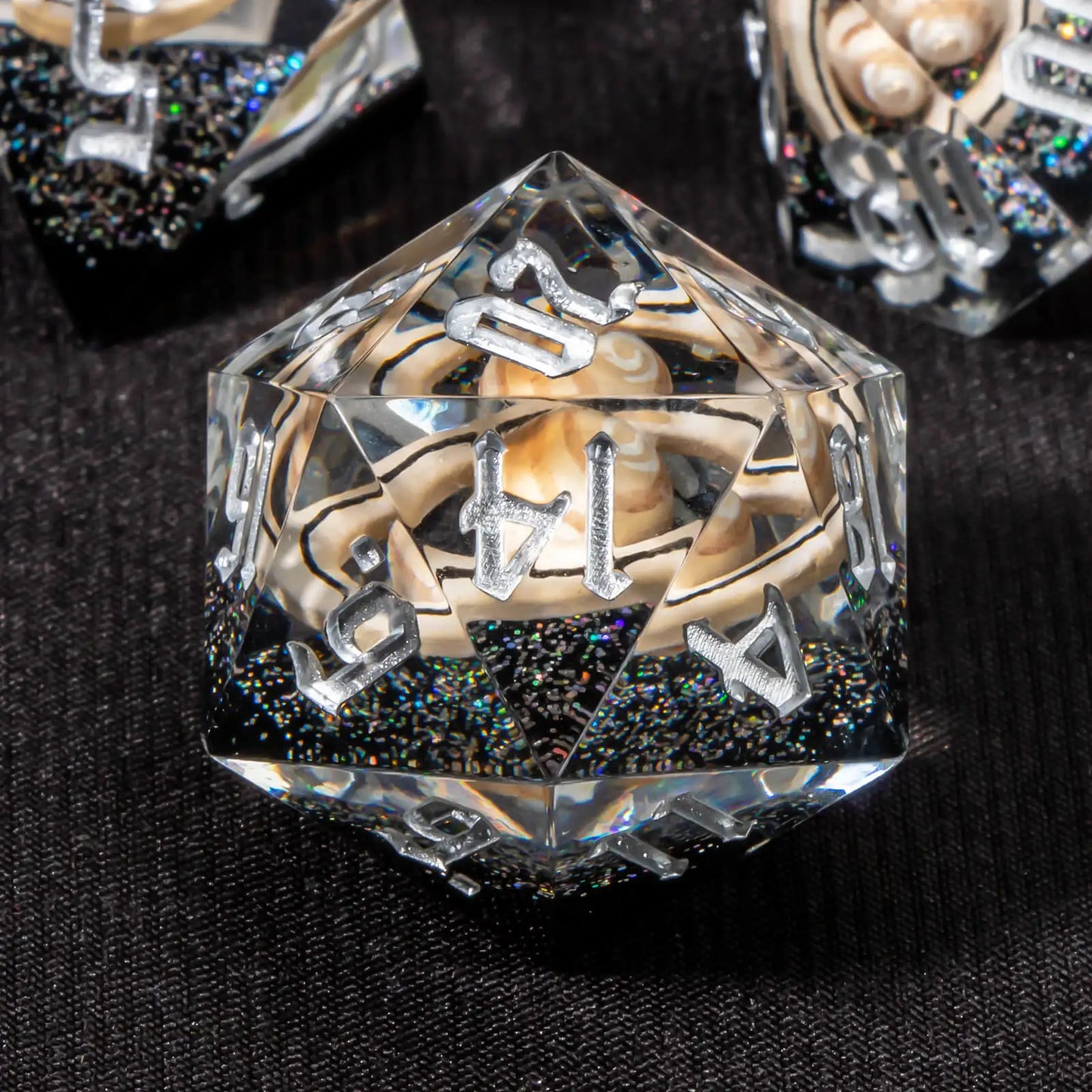 Sharp Edge Planetary Rings Dice Set