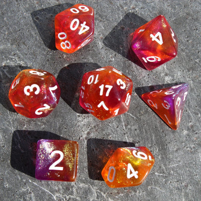 Phoenix Rebirth Dice Set - What The Funk