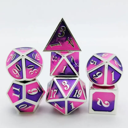 Metal Trimmed Dice Set - What The Funk