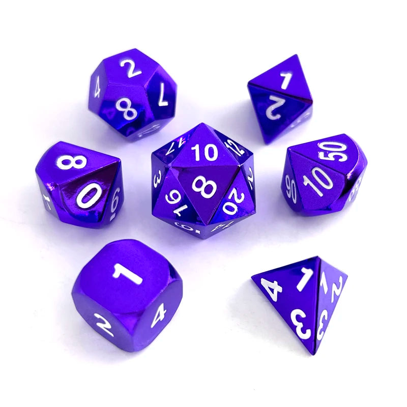 Metal Glossy Dice Sets - What The Funk