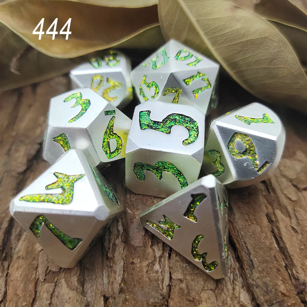 Metal Bold Number Dice - What The Funk