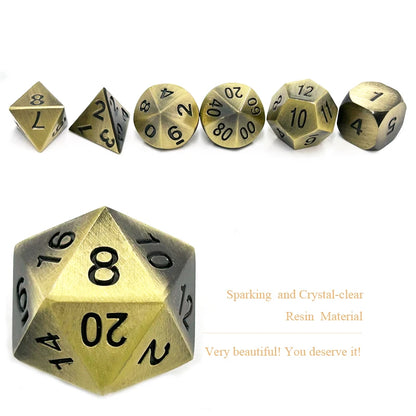 Metal Glossy Dice Sets - What The Funk