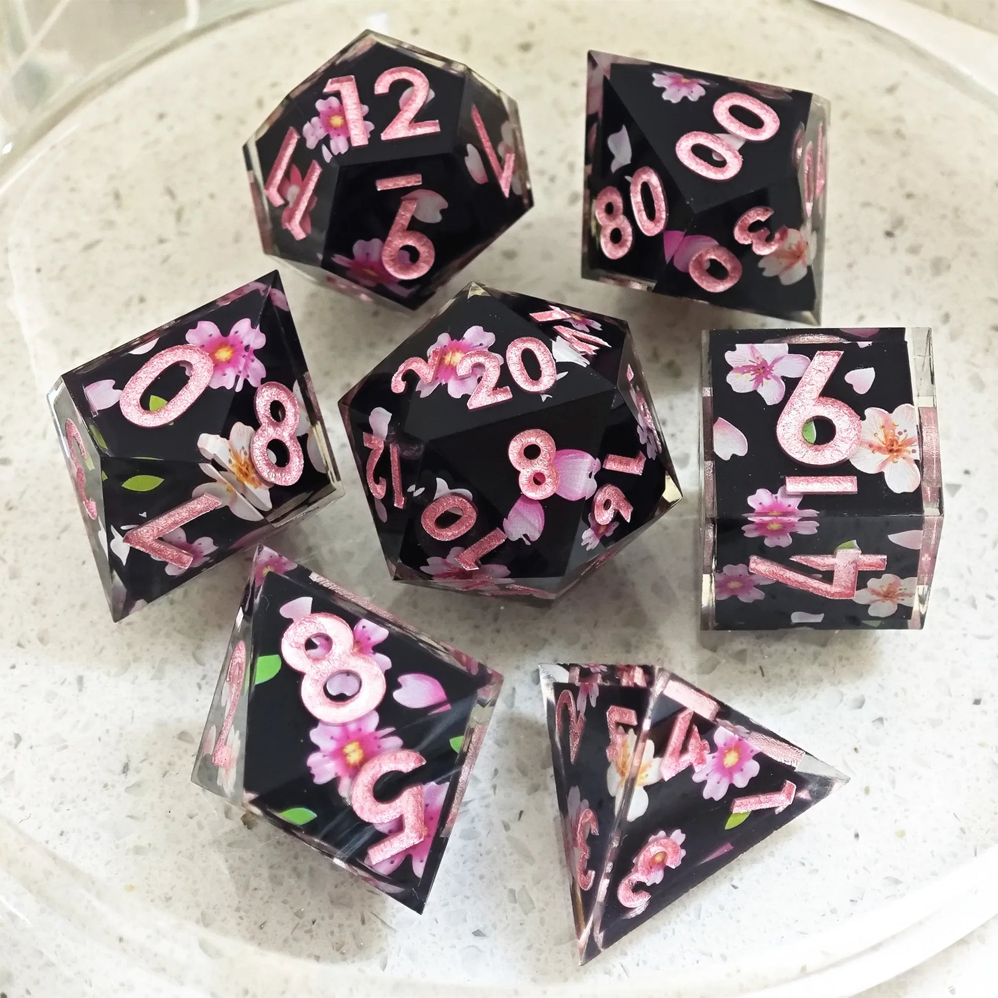 Sharp Resin Beautiful Transparent Layer Dice - What The Funk