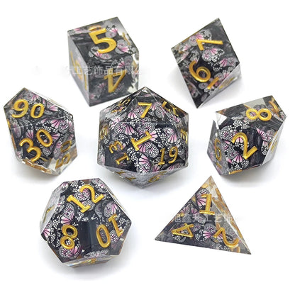 Glow-In-The-Dark Dice Set Handmade - What The Funk