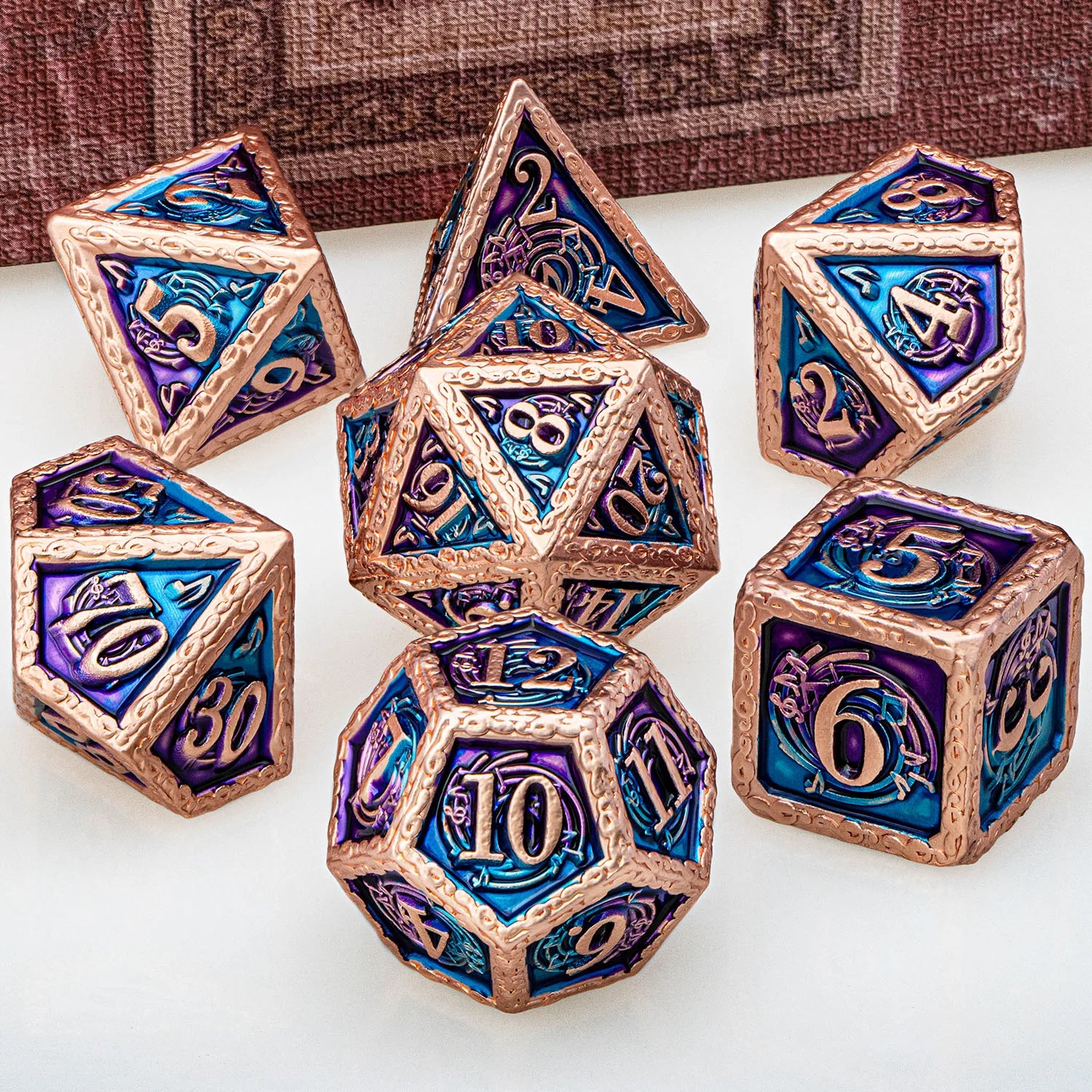 Metal Bard Dice Set - What The Funk